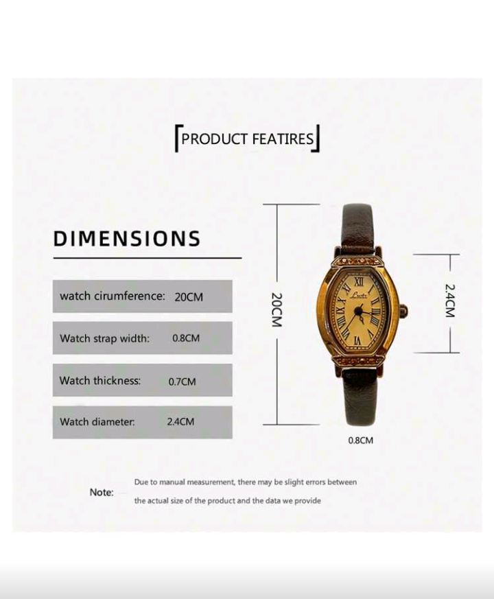brown strap daily wear watch (1 pc)