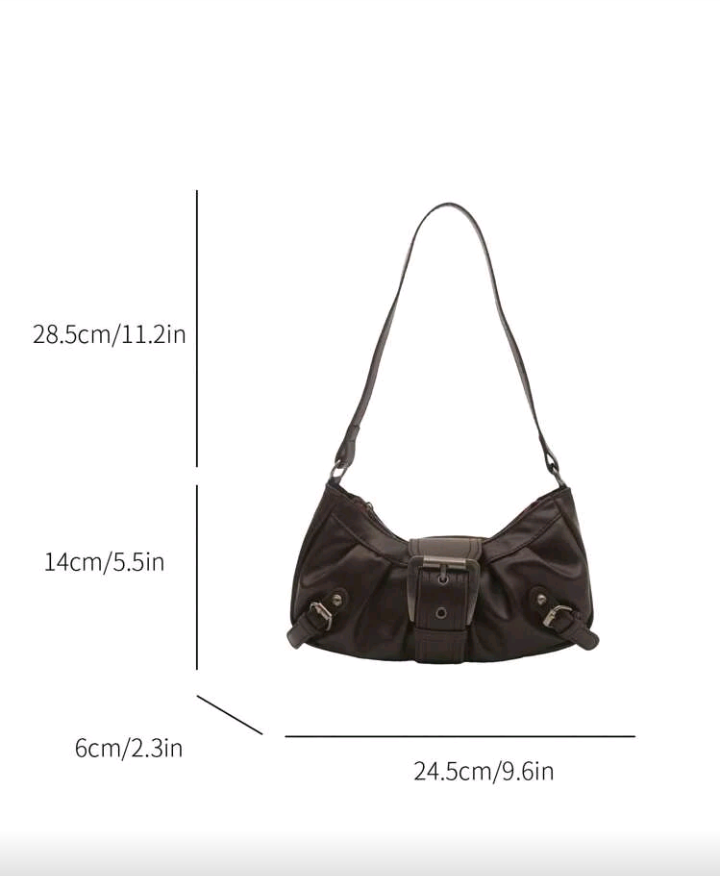 biker punk handbag (coffee color)