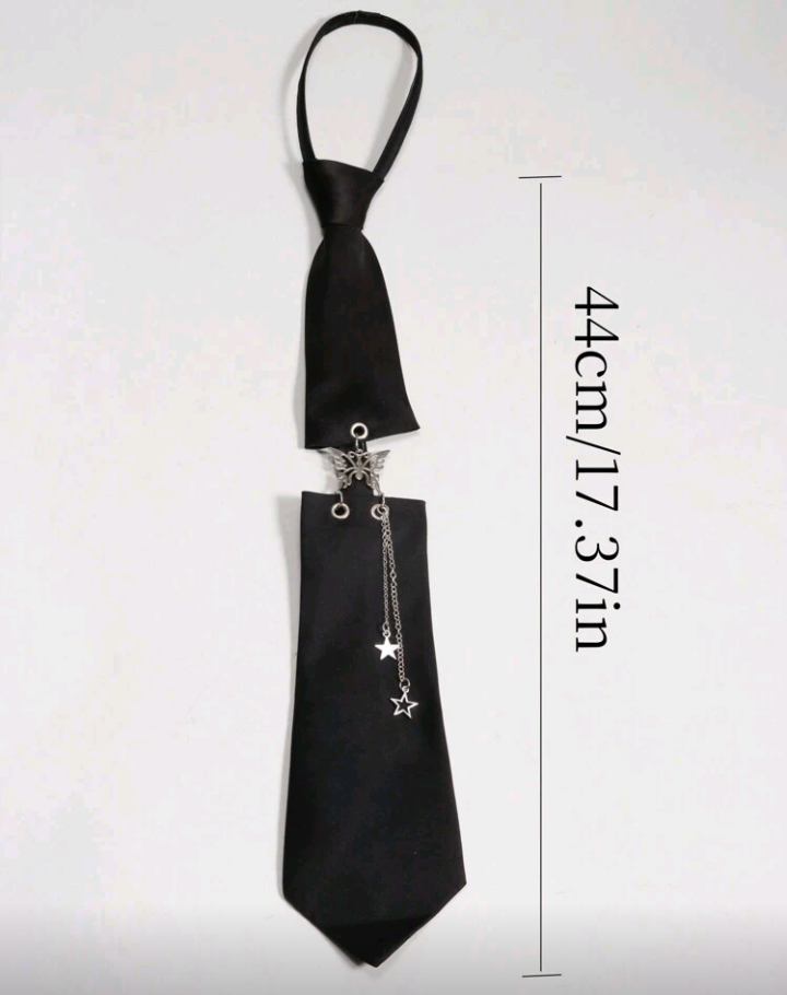 butterfly charm tie
