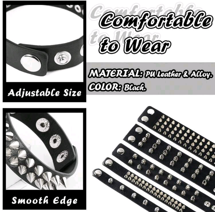 punk spike bracelets