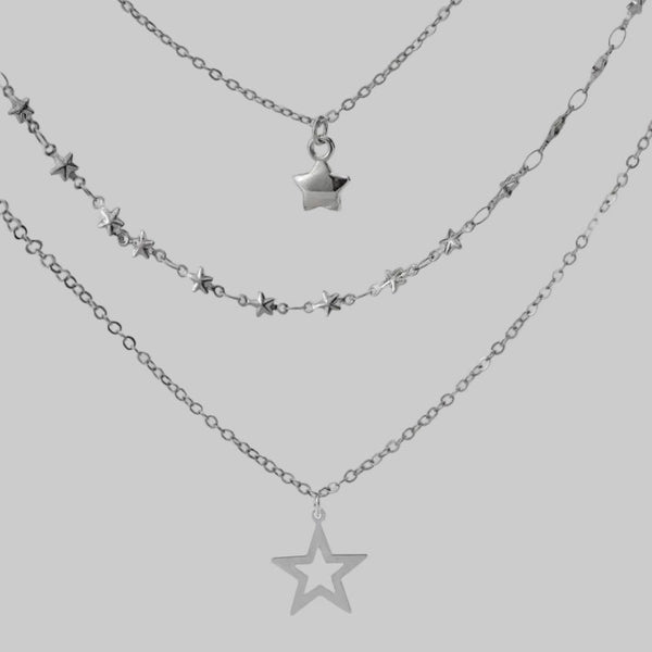 layered necklaces