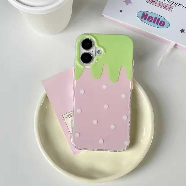 pink strawberry case