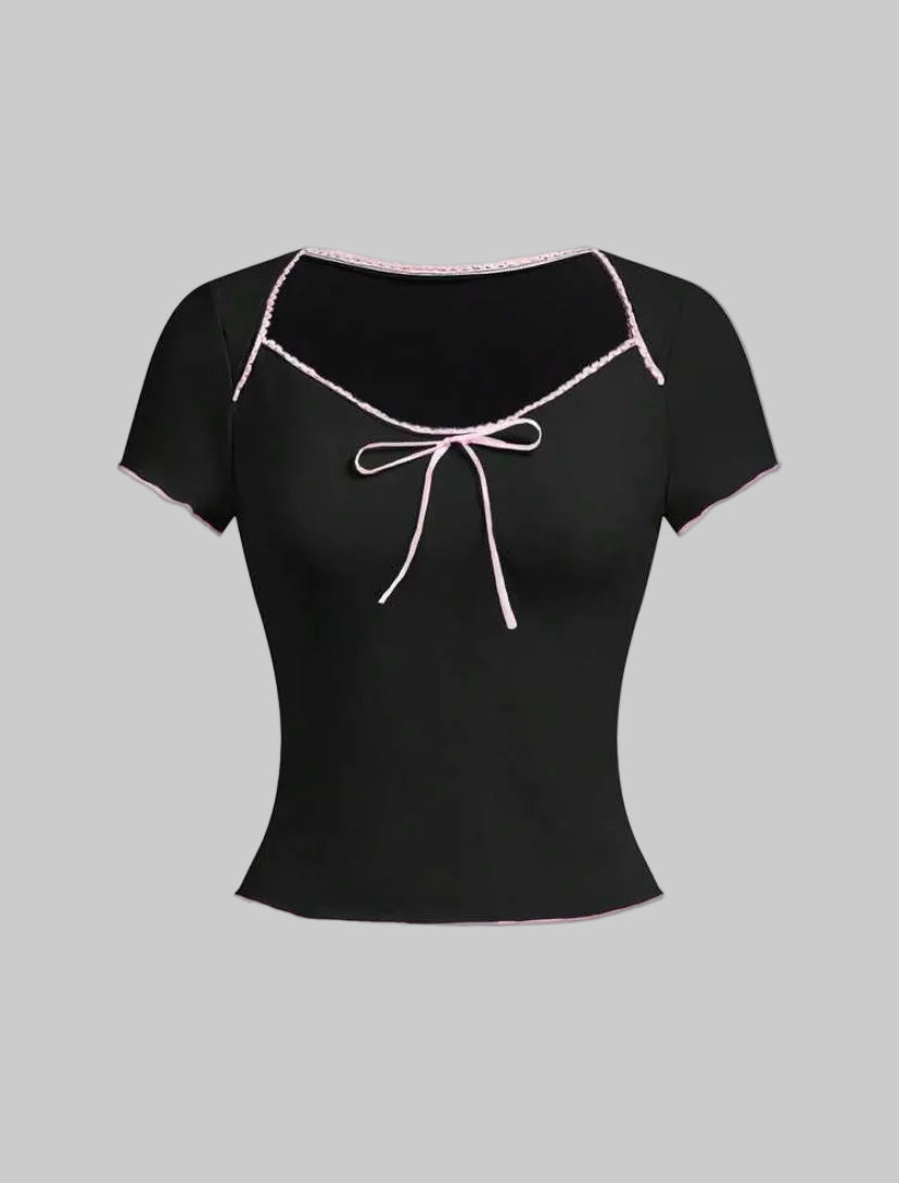 sweetheart bow top