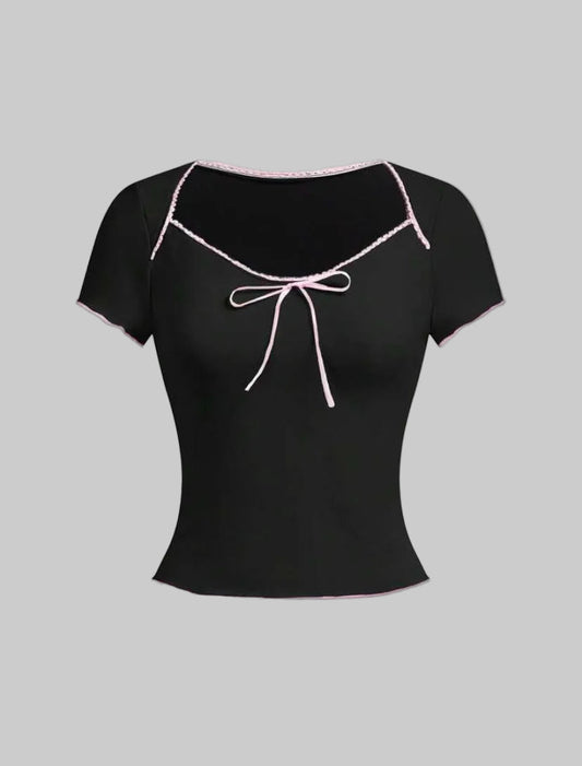 sweetheart bow top