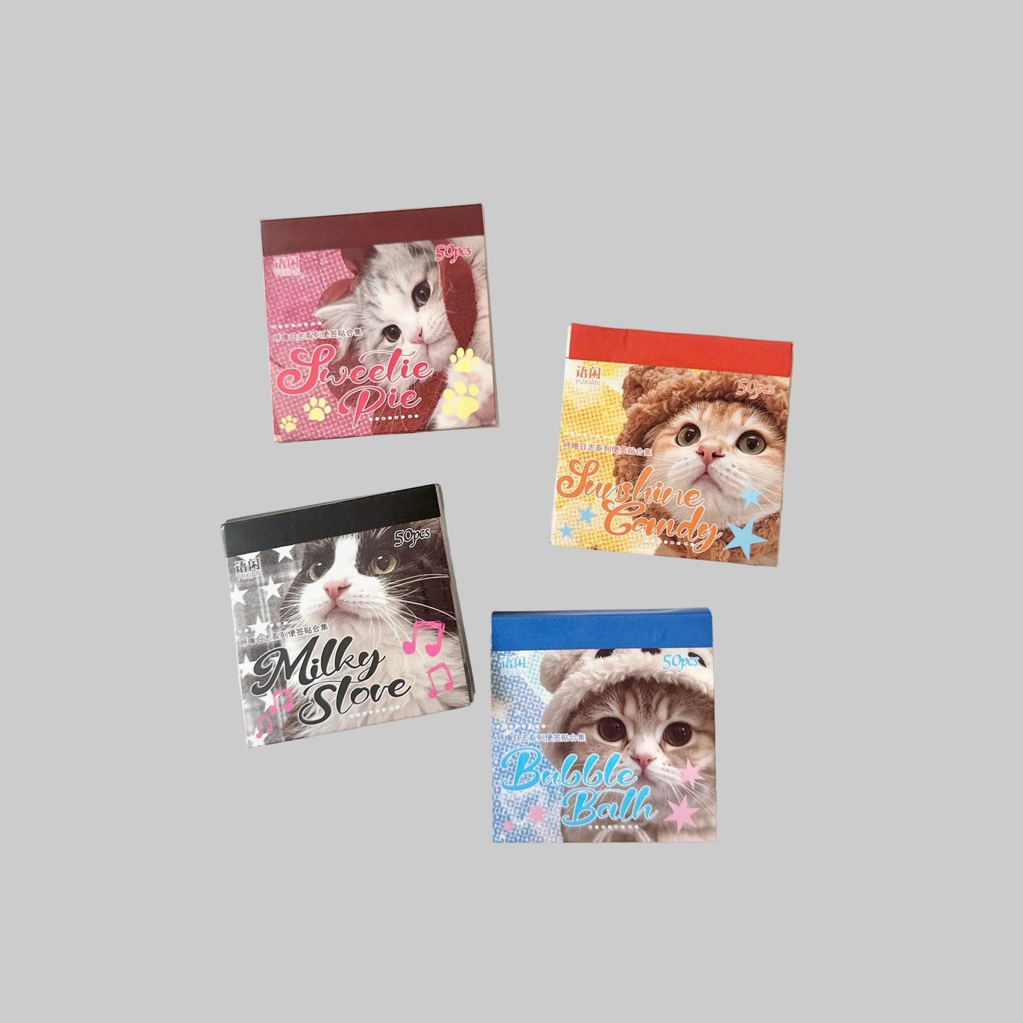 mini sticker book : cats