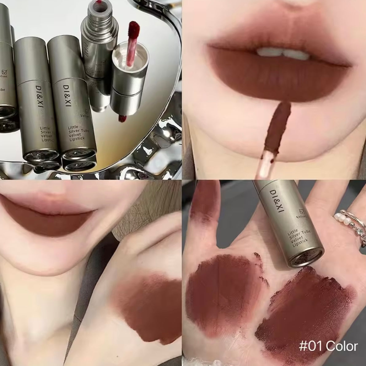 velvet textured matte lip glaze