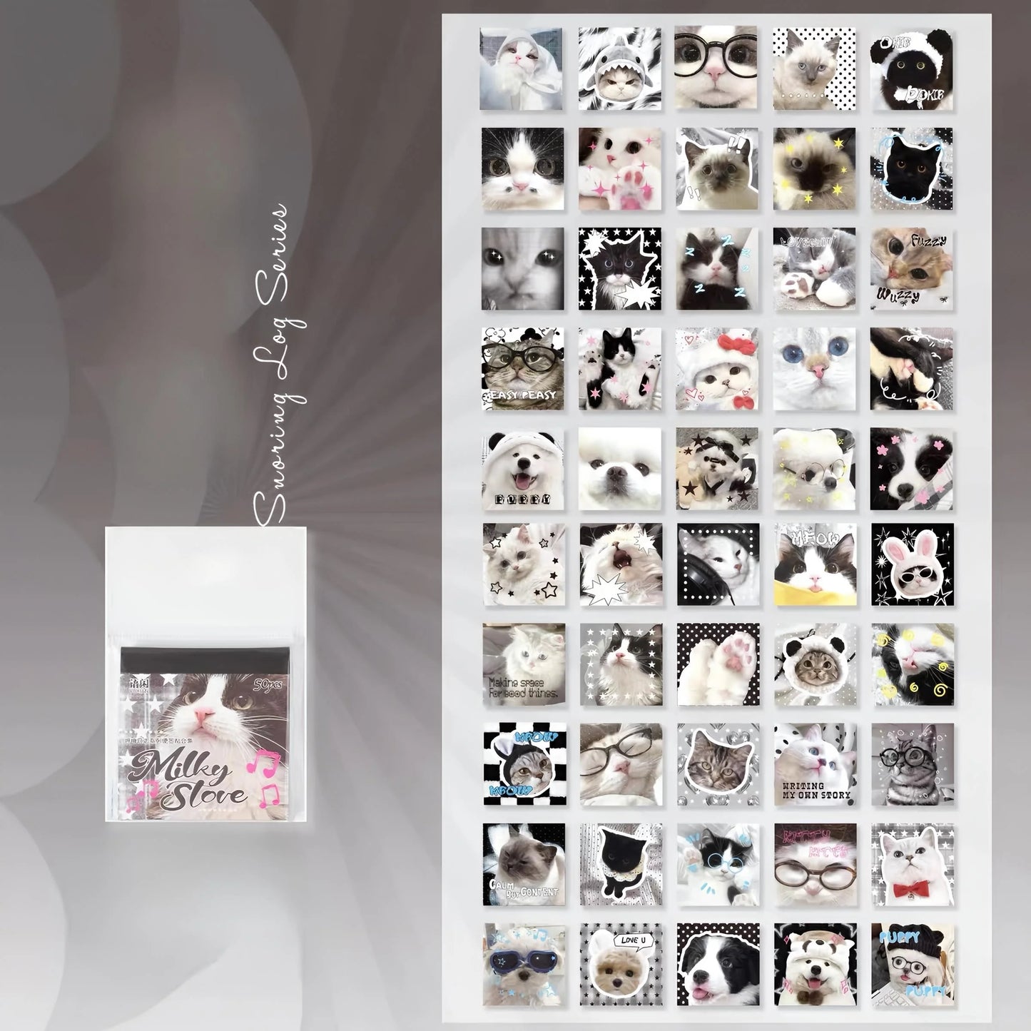 mini sticker book : cats