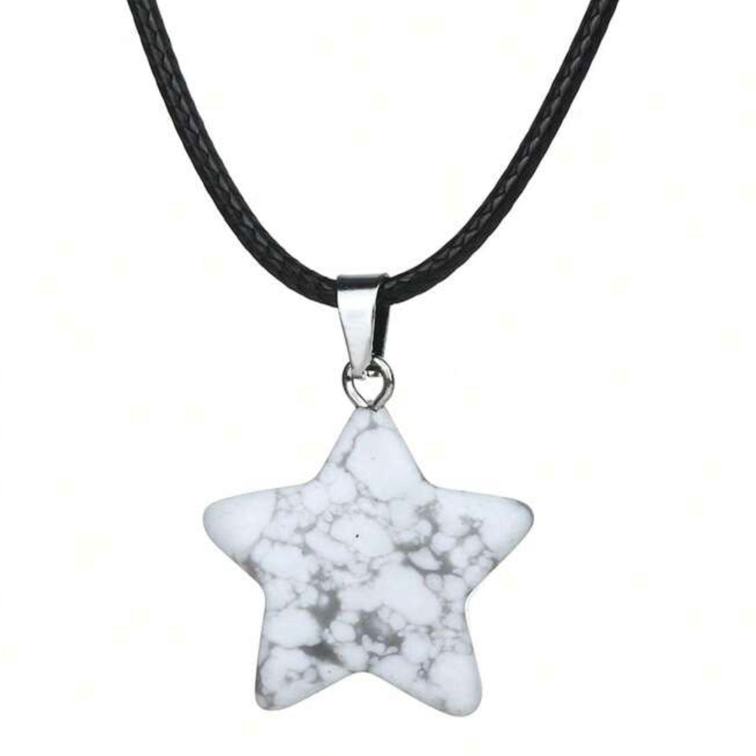 gemstone star pendants
