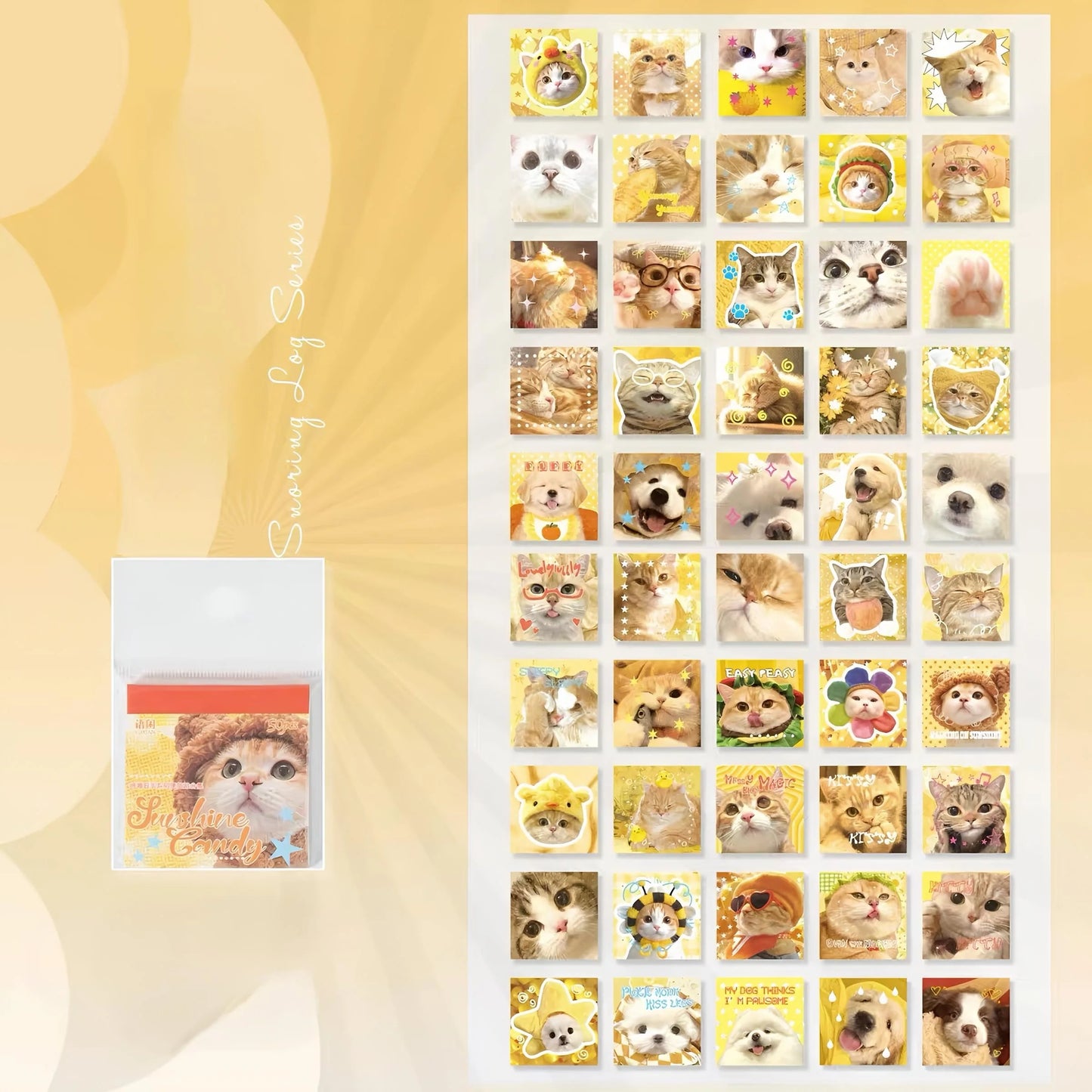 mini sticker book : cats