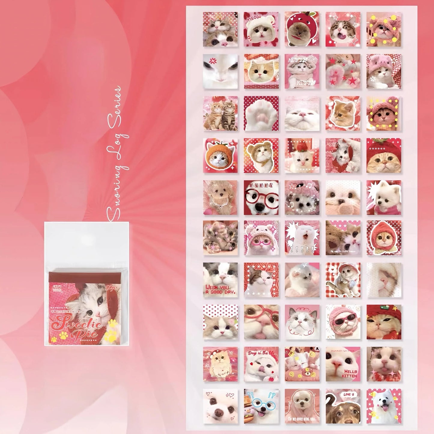mini sticker book : cats