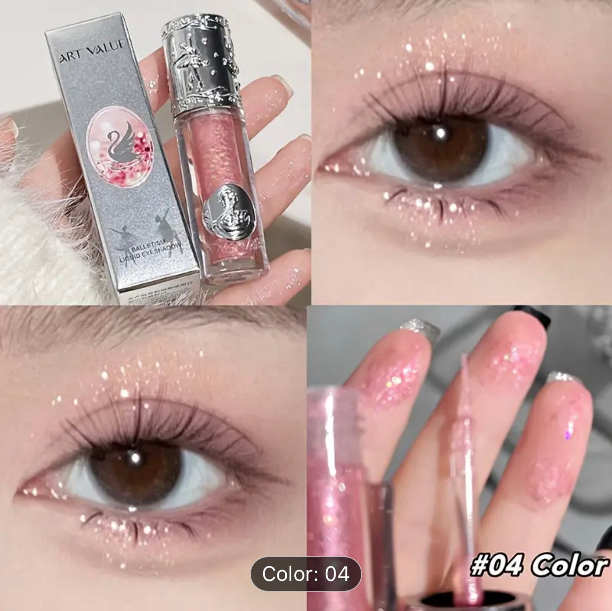 liquid eye shadow glitter | fine shimmer