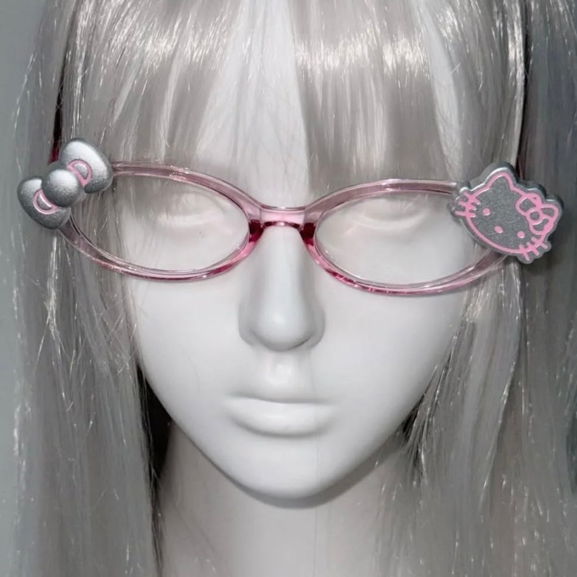 pink y2k glasses