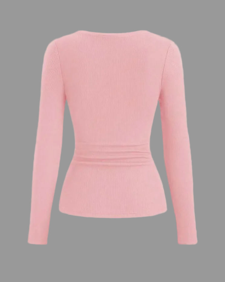 henley lace top