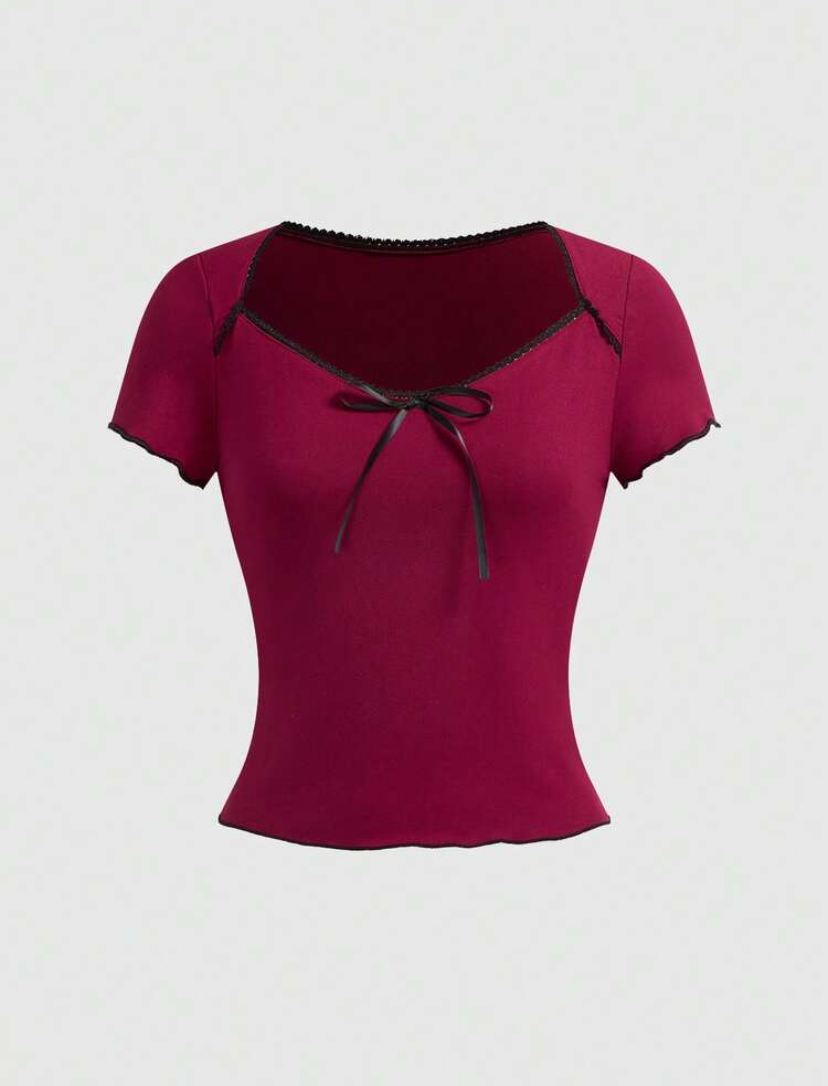 sweetheart bow top