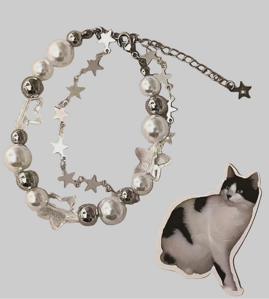 starry silver bracelet
