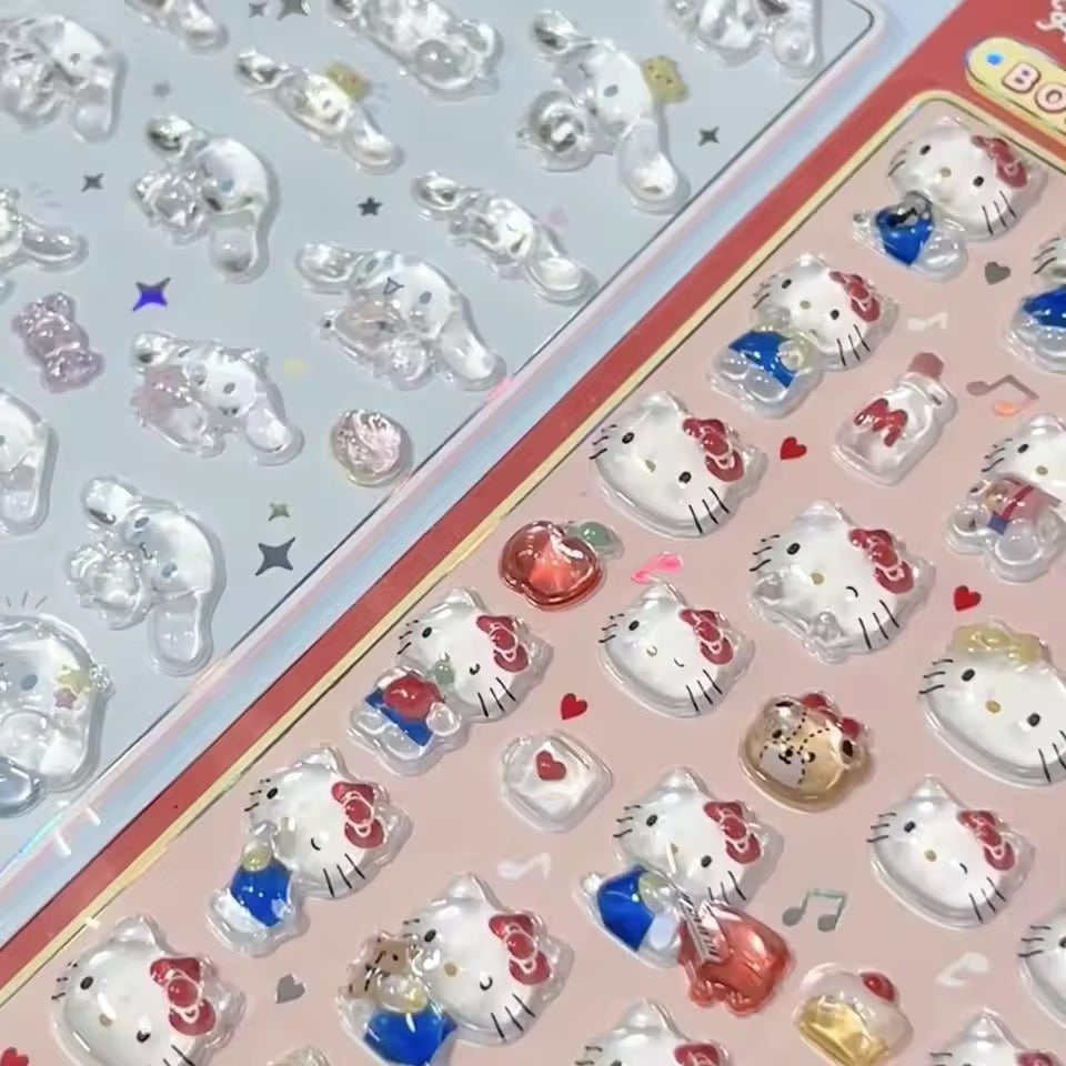 sanrio 3d stickers