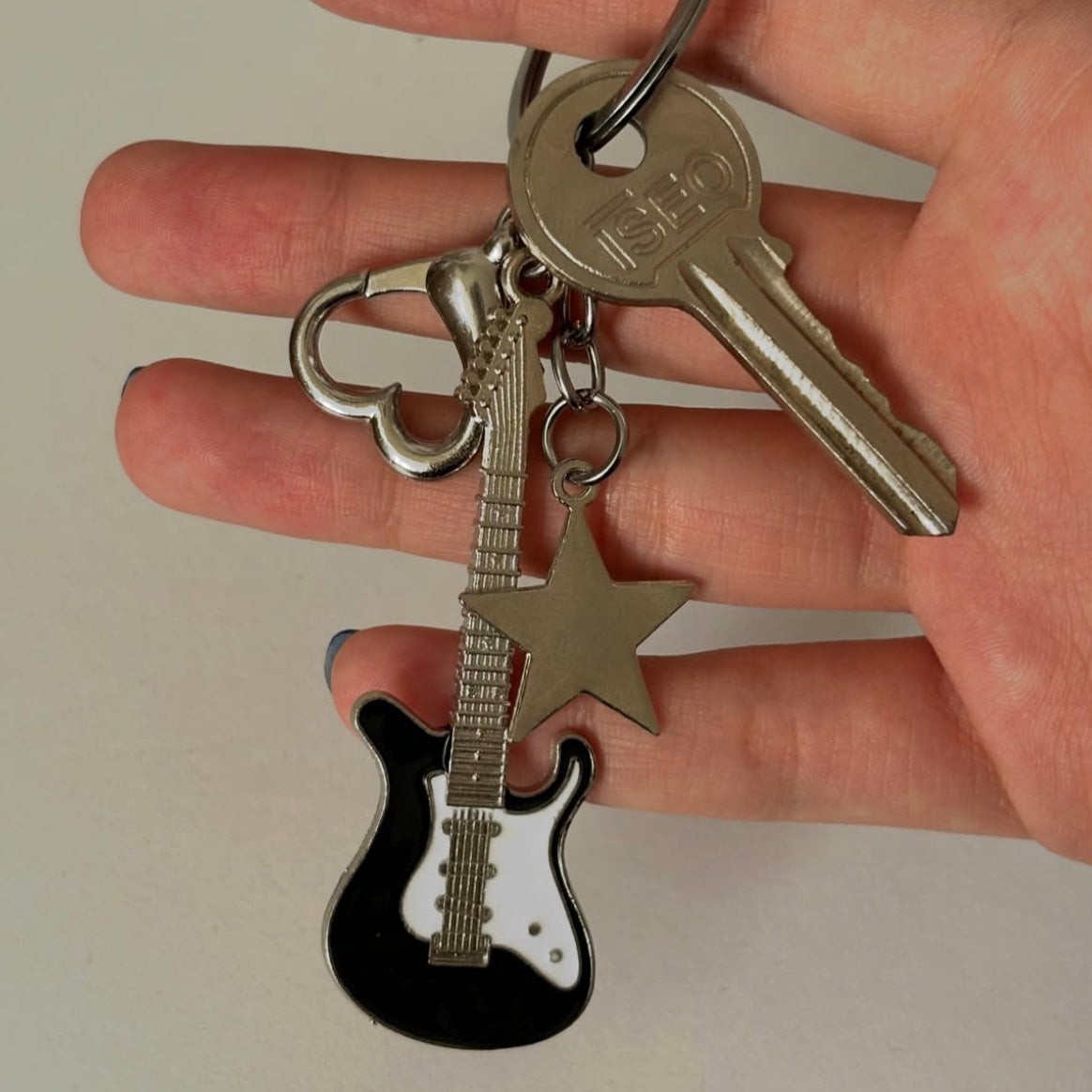 guitar matching keychains