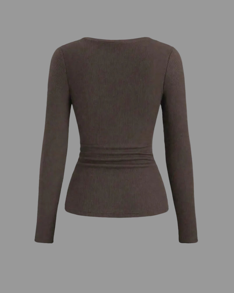 henley lace top