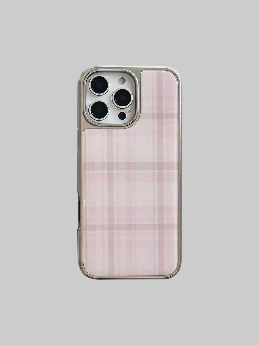 plaid resin phonecase
