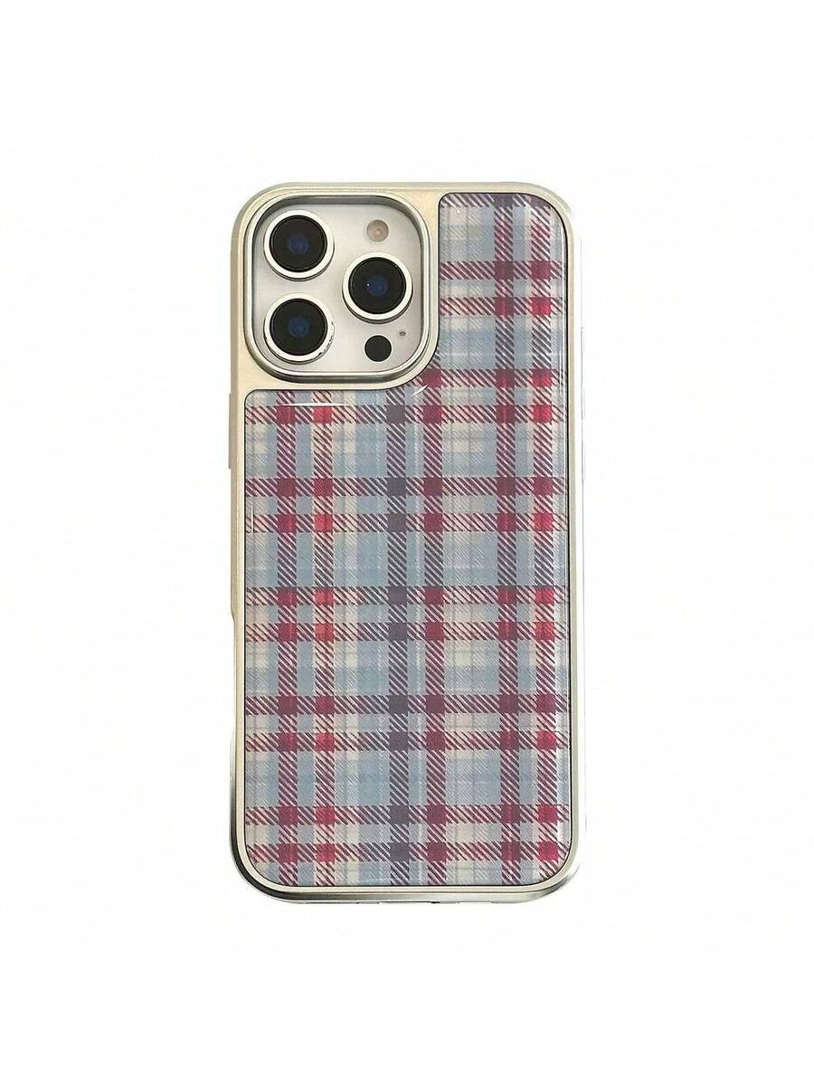 plaid resin phonecase