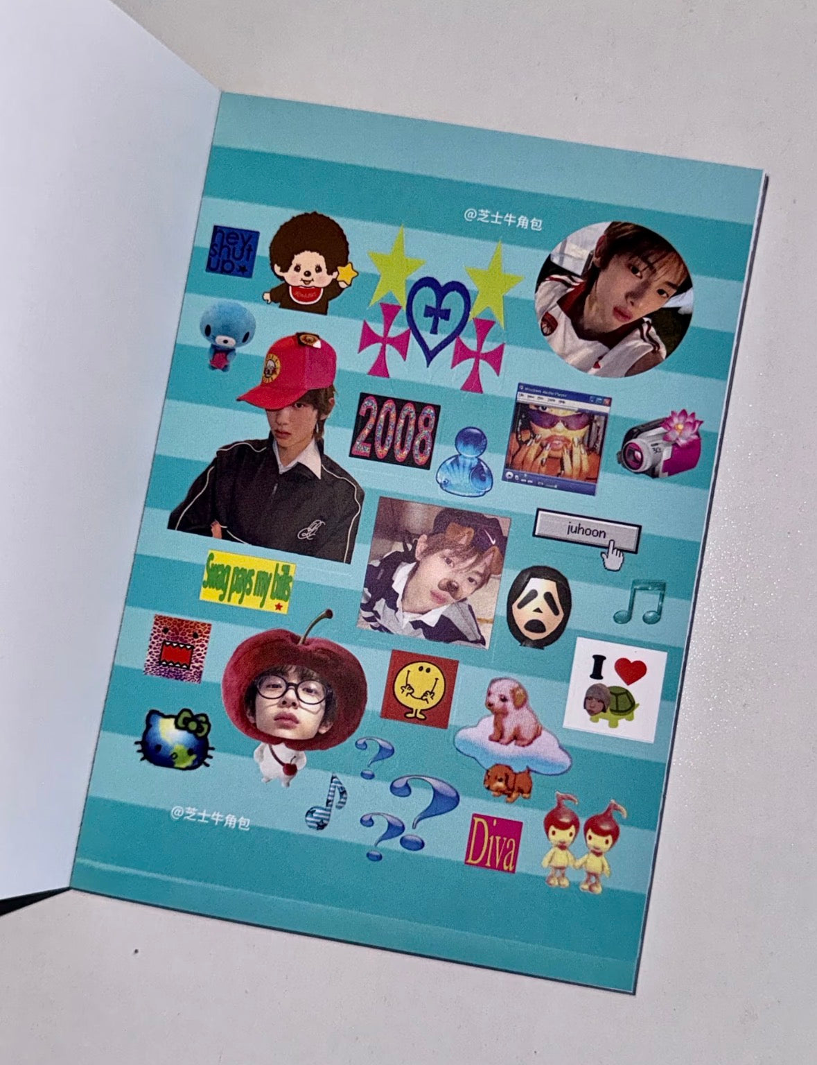 juhoon from cortis: sticker book