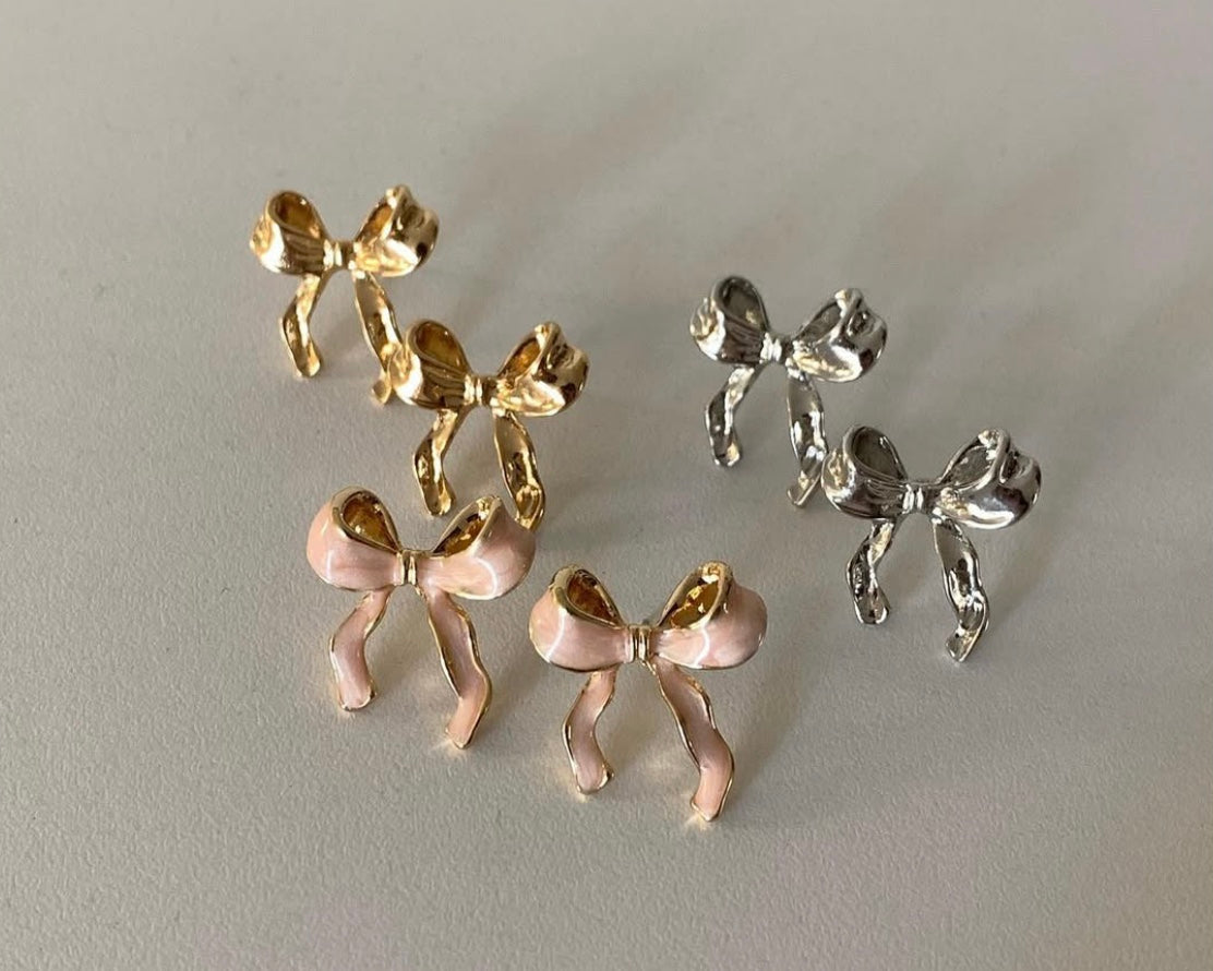 bow earrings