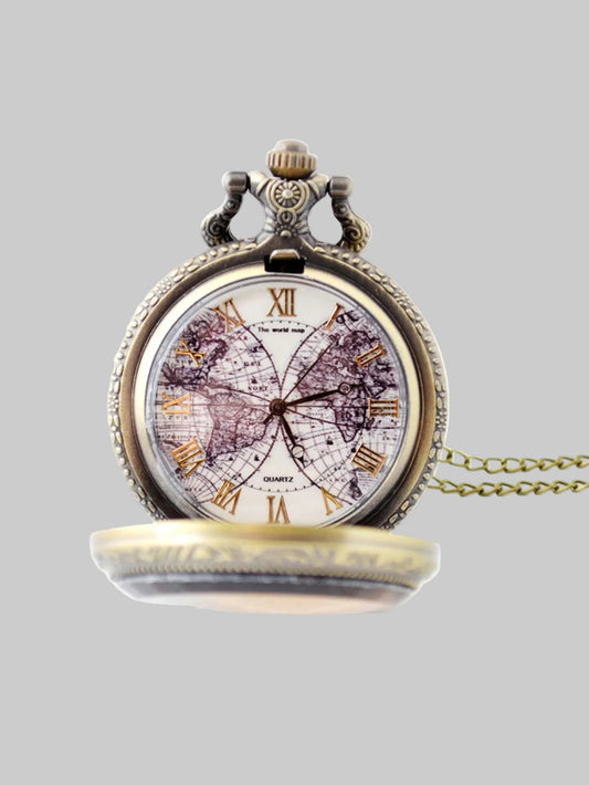 vintage quartz pocket watch
