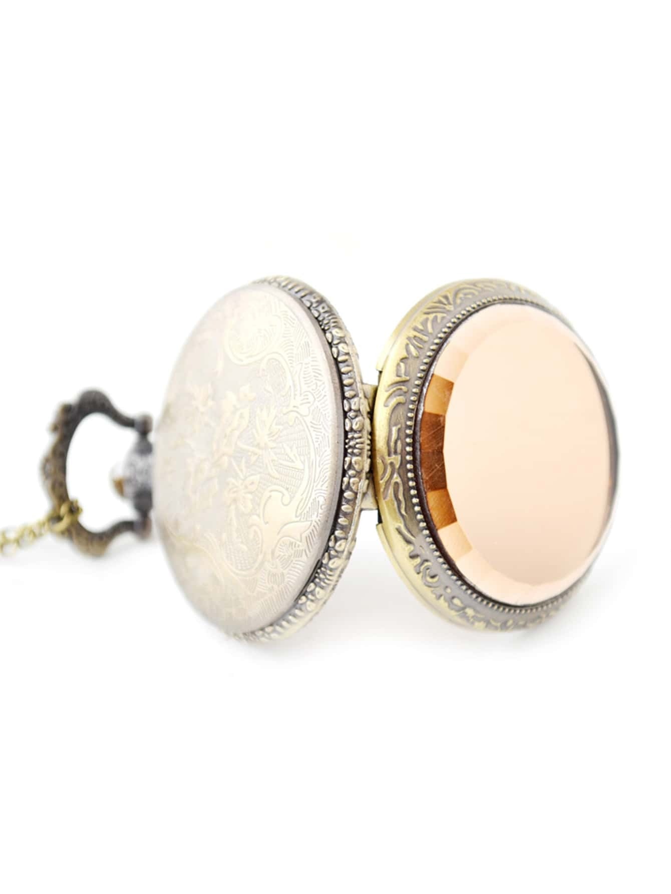 vintage quartz pocket watch