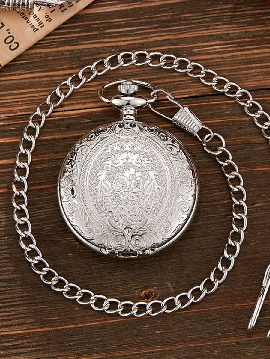 silver pocket watch