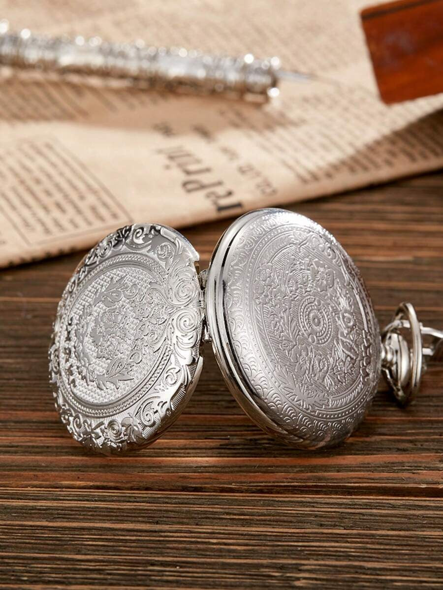 silver pocket watch