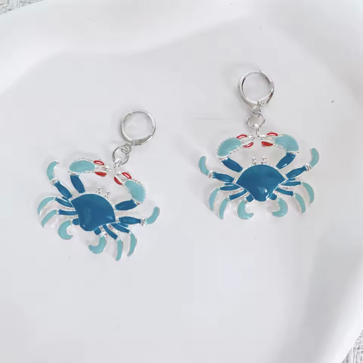 crab earrings