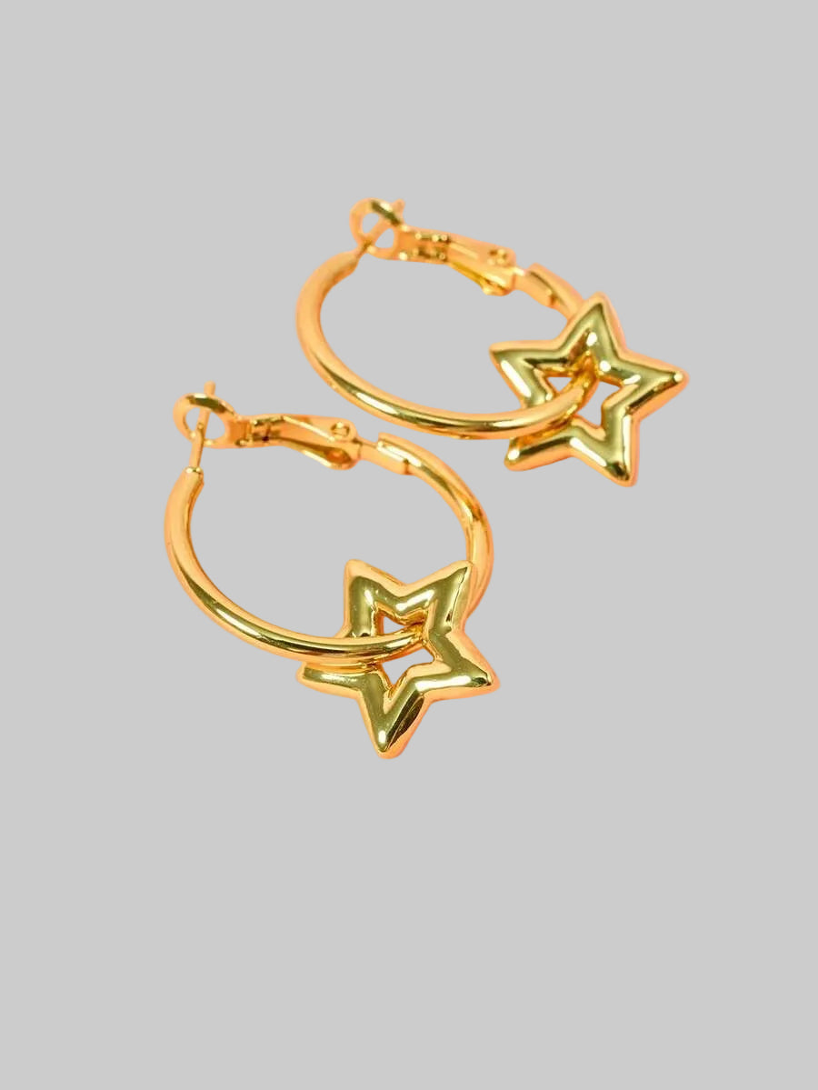 gold star hoop