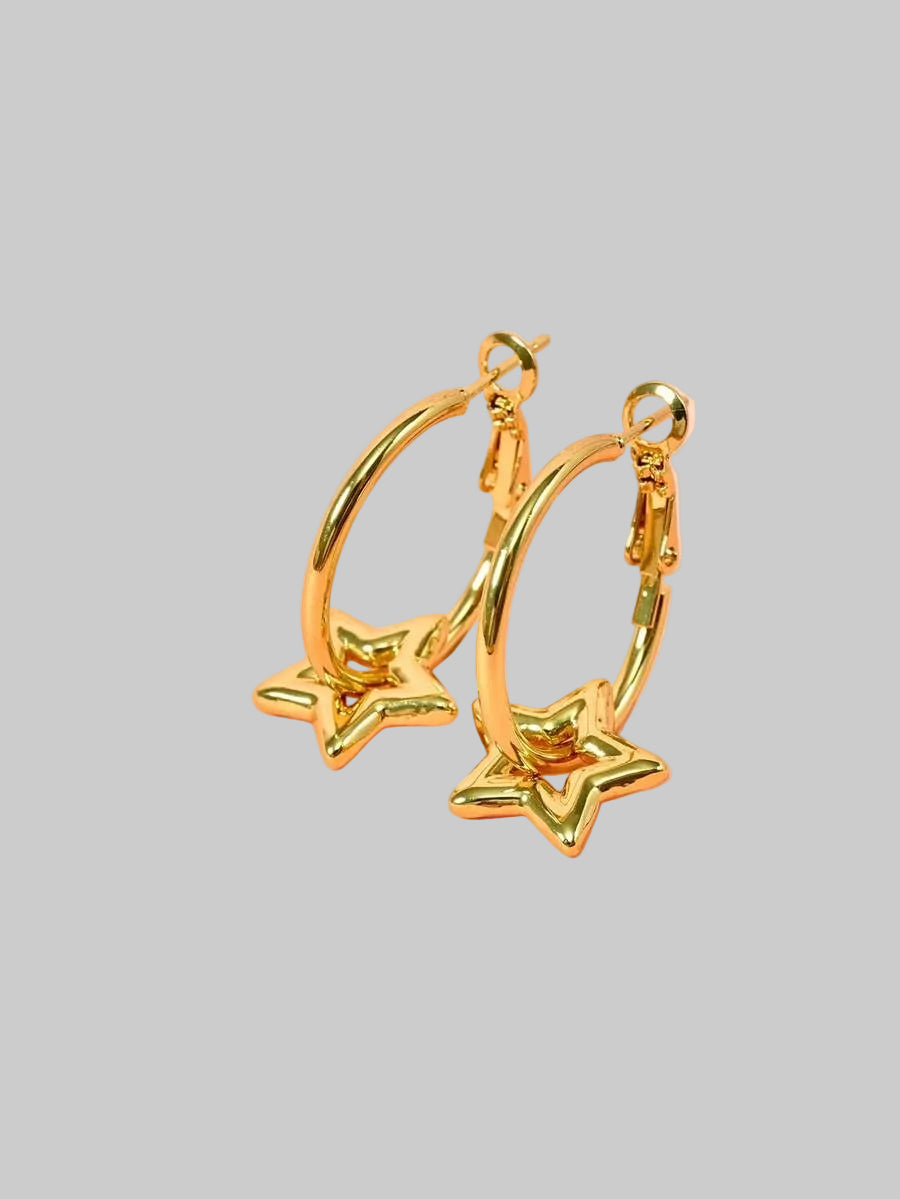 gold star hoop
