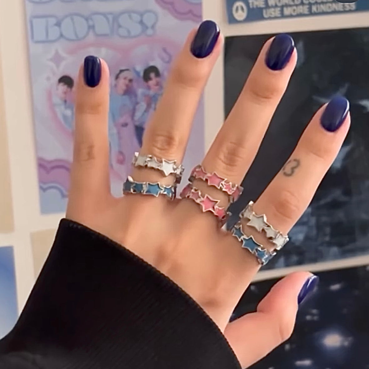 starry color rings