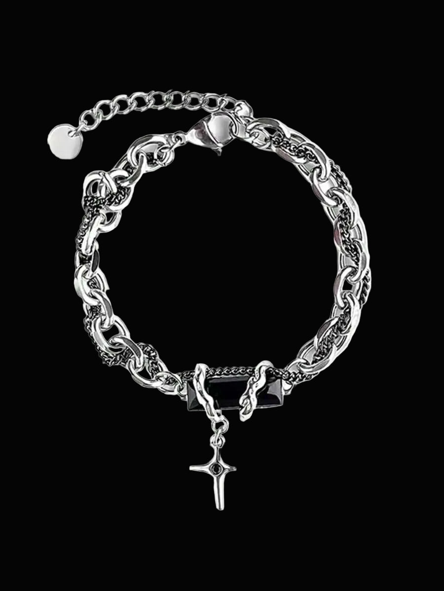 the shadow-melt cross bracelet