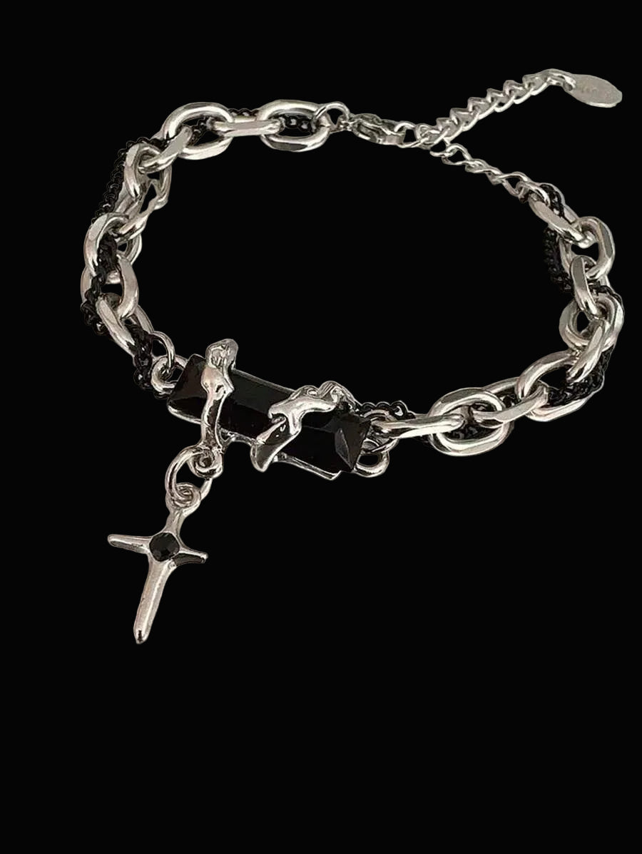 the shadow-melt cross bracelet