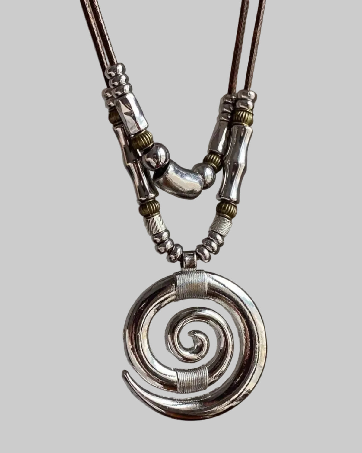 big swirl pendant