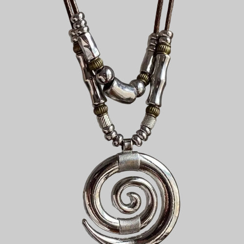 big swirl pendant