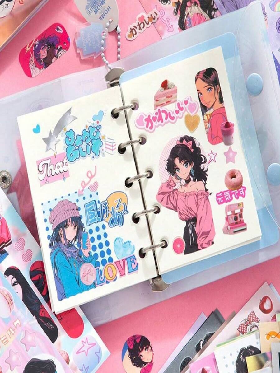 nostalgic sticker books (30 pages)
