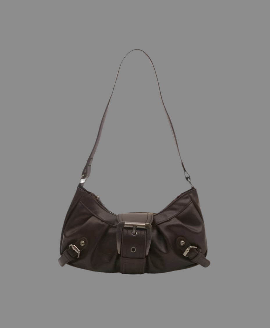 biker punk handbag (coffee color)