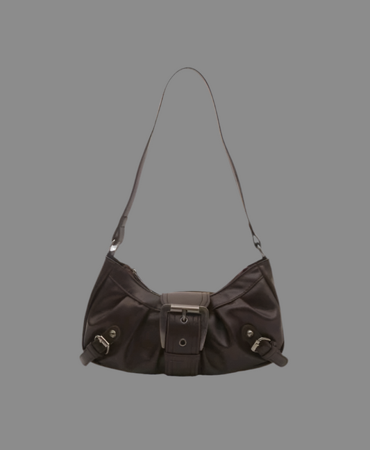 biker punk handbag (coffee color)