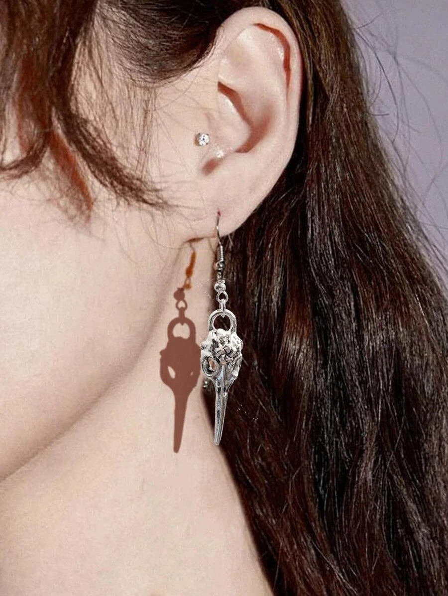 crow earrings