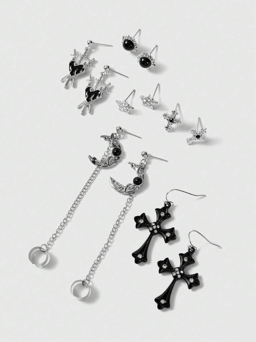 gothic earrings set