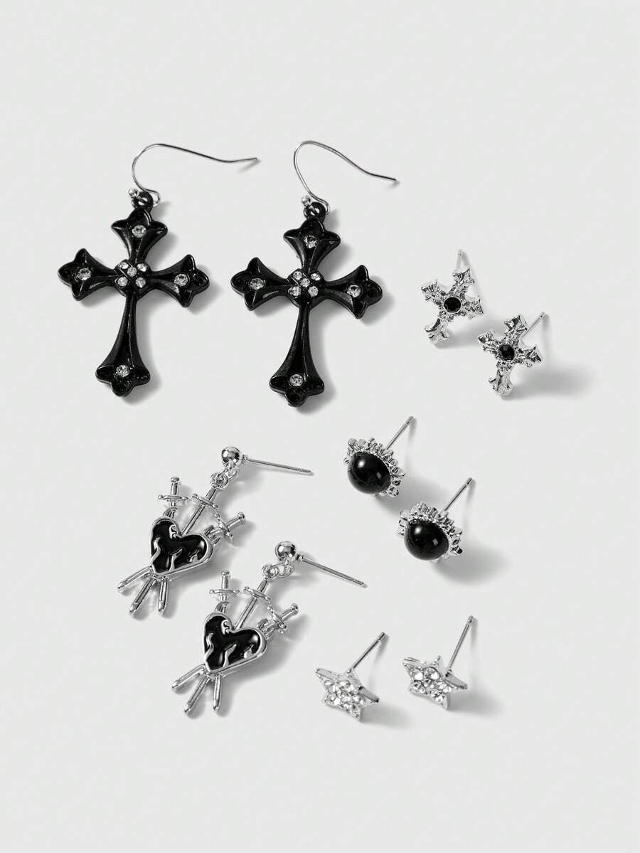 gothic earrings set