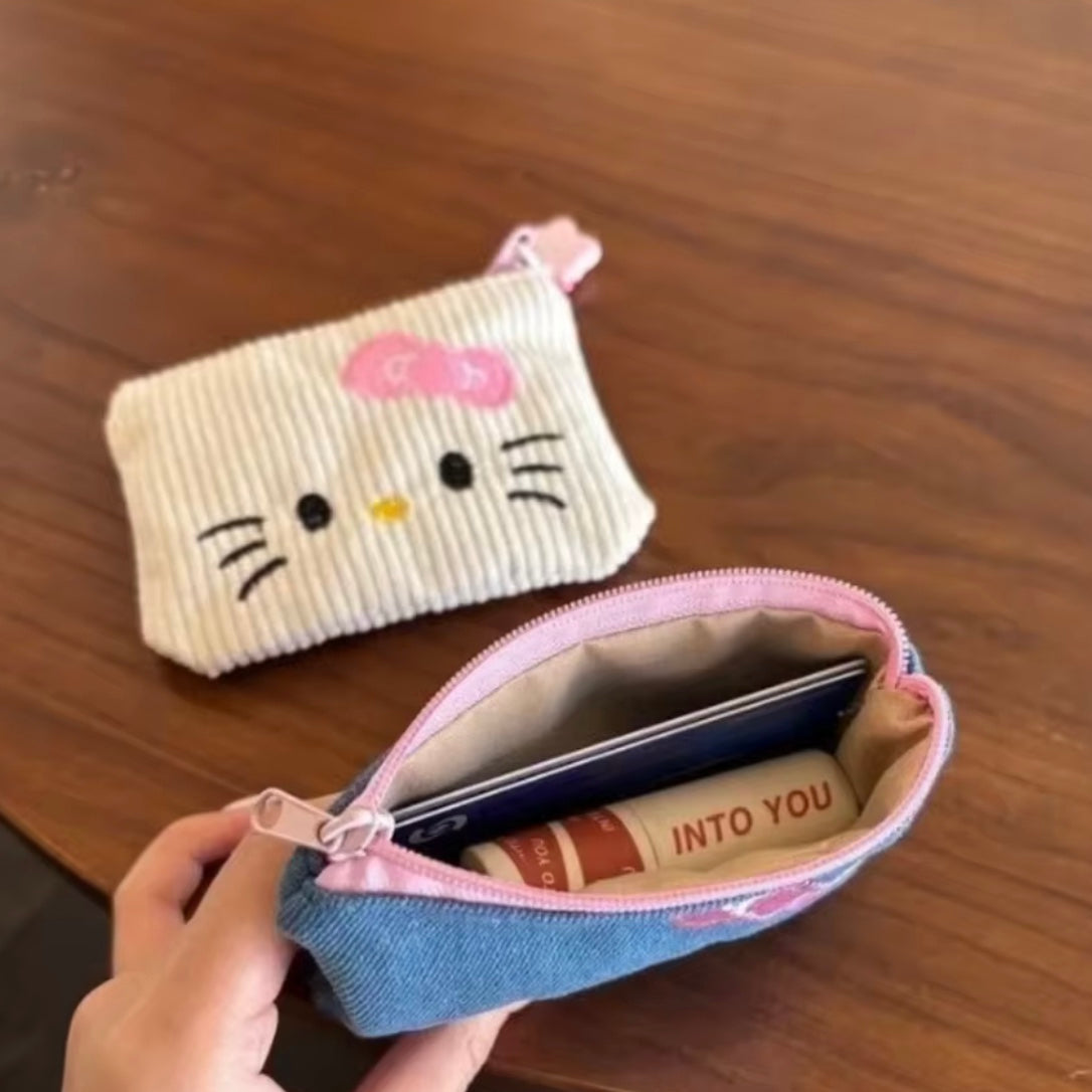 hello kitty cloth wallet