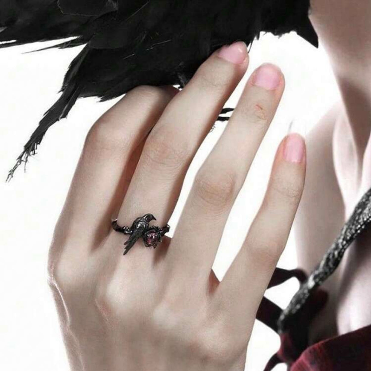 black crow ring