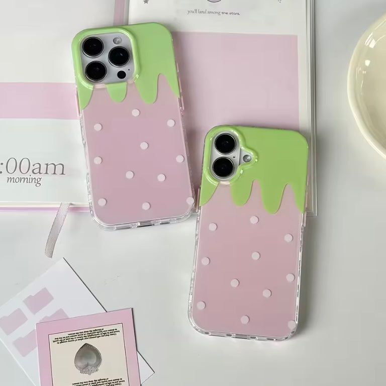 pink strawberry case