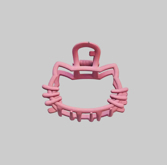 hello kitty pink hair claw