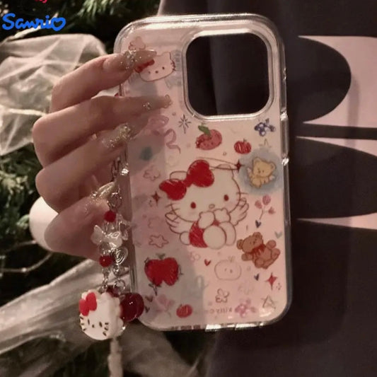 hello kittty phone case (includes the charm)
