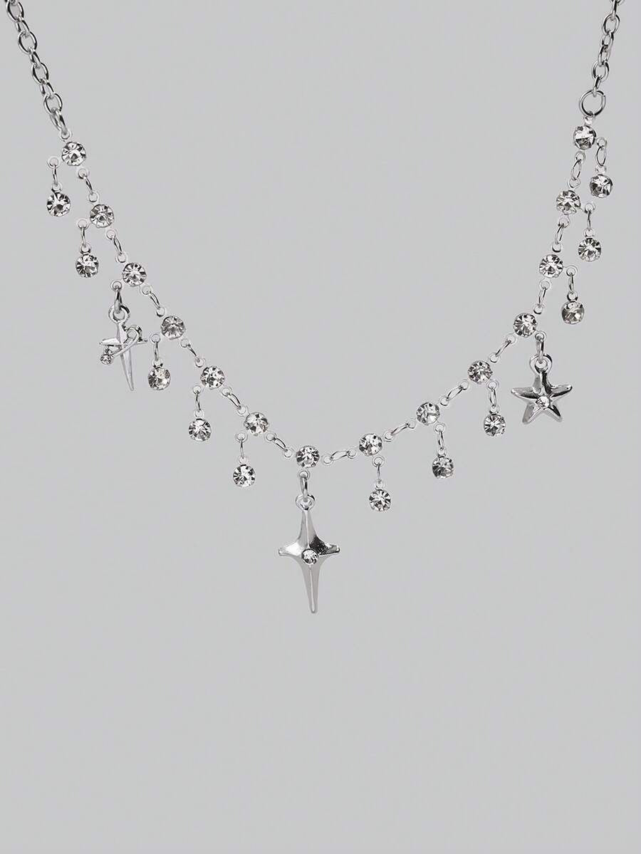 glitch and glitter choker